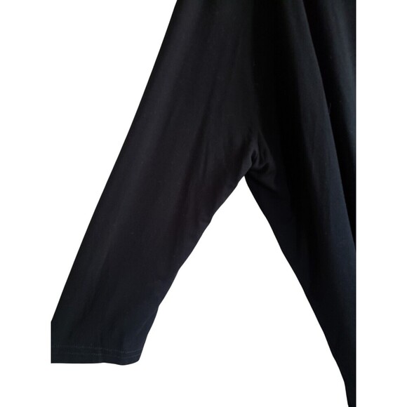 FP Beach Tunic Dress Women's XS Black Oversized Soft Flowy Side Slit - Picture 3 of 7